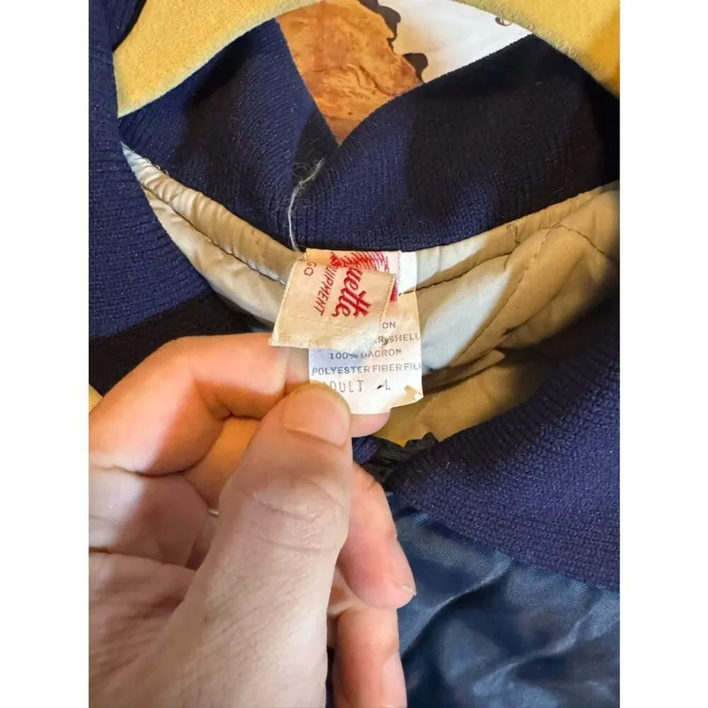 Vintage Michigan Wolverines Bomber Jacket